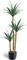 6FT Artificial Tree Faux Agave Plant Indoor, Tall Faux Plant with 3 Heads in Potted Silk Fake Tree for Home Living Rome Office Decor Housewarming Gifts